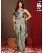 Glam Up In Minutes With Ethnicrang's Stunning Ready To Wear Saree With Blouse (One Minute Sarees)