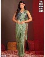 Glam Up In Minutes With Ethnicrang's Stunning Ready To Wear Saree With Blouse (One Minute Sarees)