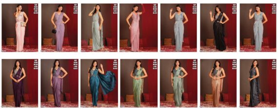 Glam Up In Minutes With Ethnicrang's Stunning Ready To Wear Saree With Blouse (One Minute Sarees)