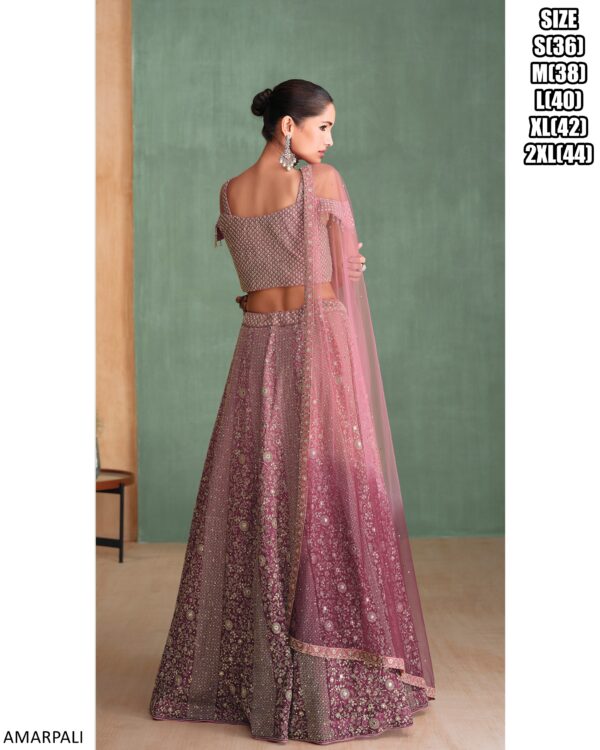 This Stunning Embroidery Worked Lehenga Cholis Are Perfect Attire For Women's Wedding Function
