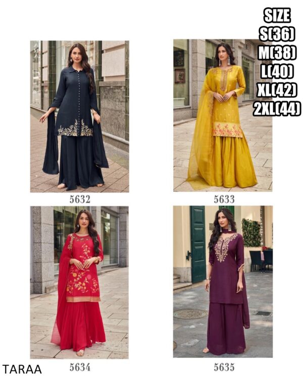 Launching Any Ceremony Wear Women's Ethnic Top Plazo And Dupatta Set