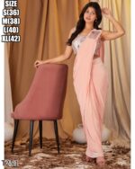 All New Party Wear Excellent Ready To Wear (One Minute Sarees) In Various Colours