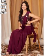 All New Party Wear Excellent Ready To Wear (One Minute Sarees) In Various Colours