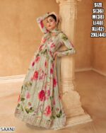 Ethnicrang Presenting Women's Party Wear Heavy Embroidered Anarkali Gown Sets