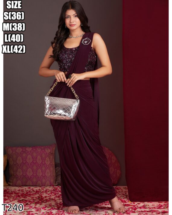 Ready To Wear Sarees Are Available In All Trending Ethnic Wear Styles For Women