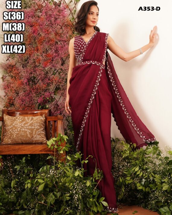 Ready To Wear Sarees Are Available In All Trending Ethnic Wear Styles For Women