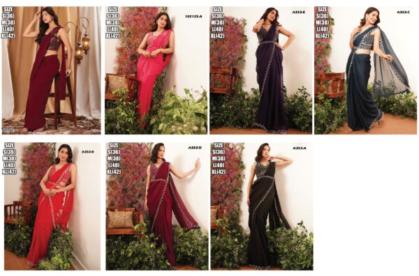 Ready To Wear Sarees Are Available In All Trending Ethnic Wear Styles For Women