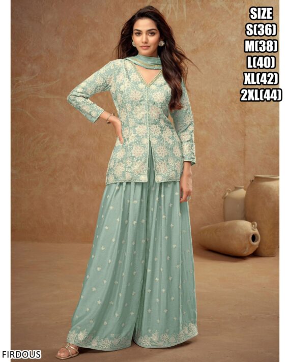 Want To Make Different Look For Women Then Try Our New Collection With Top, Plazo Sets