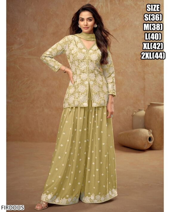 Want To Make Different Look For Women Then Try Our New Collection With Top, Plazo Sets