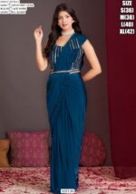 All New Party Wear Excellent Ready To Wear (One Minute Sarees) In Various Colours