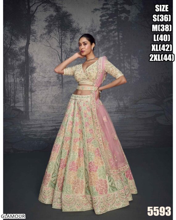 Shop The Latest Bride Lehenga And Choli For Wedding Reception With Different Patterns