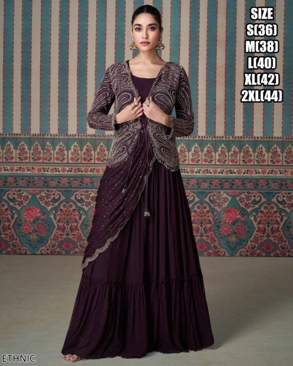 Our Trending Indo Western Style Gown Dresses To Wear In Wedding And Different Occasions