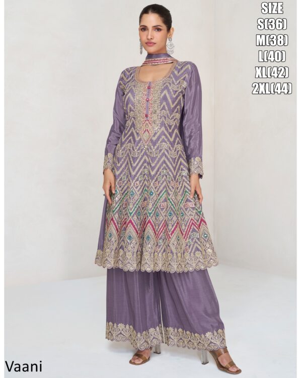 Ready To Wear Plazo Suits In Attractive Colors Is Perfect For Any Festivals