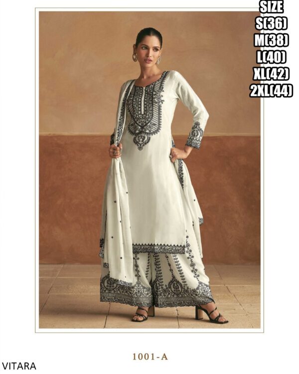 Get Our Beautiful Indian Festival Wear Salwar Kameez That Has Eye-Catching Embroidery Work On It