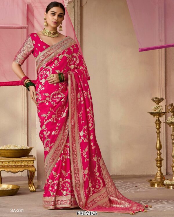 Exclusive Un-Stitched Wedding Sarees For Woman In The Most Beautiful Designs