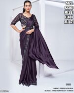 Presenting Designer Ready To Wear Sarees For Wedding Functions And Parties