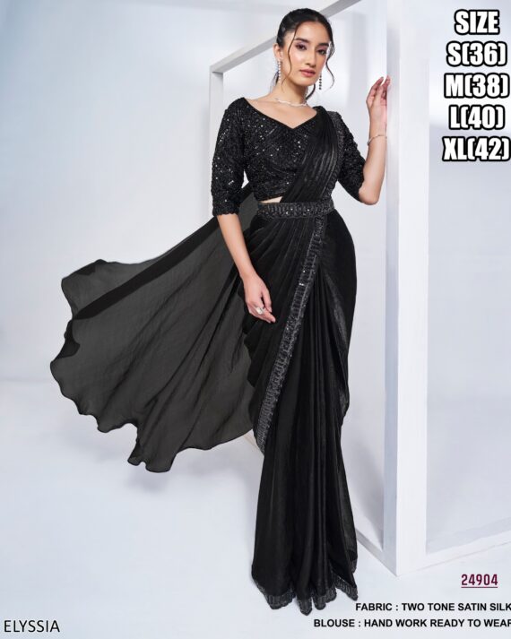 Presenting Designer Ready To Wear Sarees For Wedding Functions And Parties