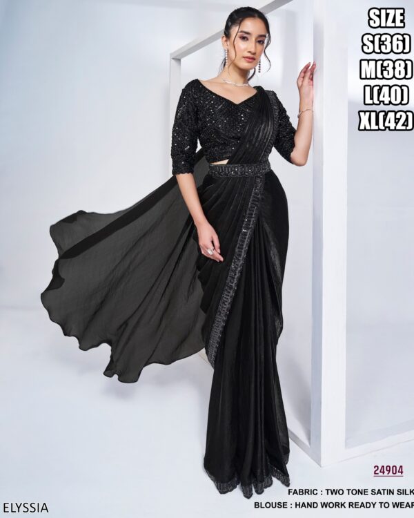 Presenting Designer Ready To Wear Sarees For Wedding Functions And Parties