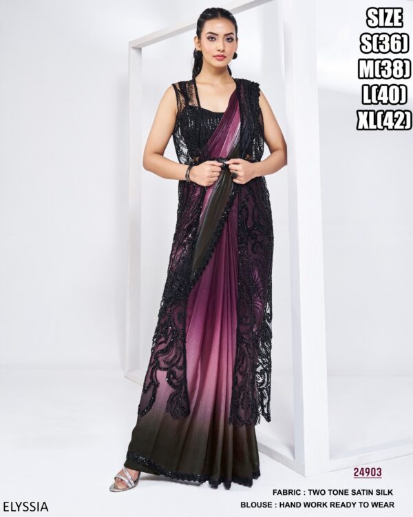 Presenting Designer Ready To Wear Sarees For Wedding Functions And Parties