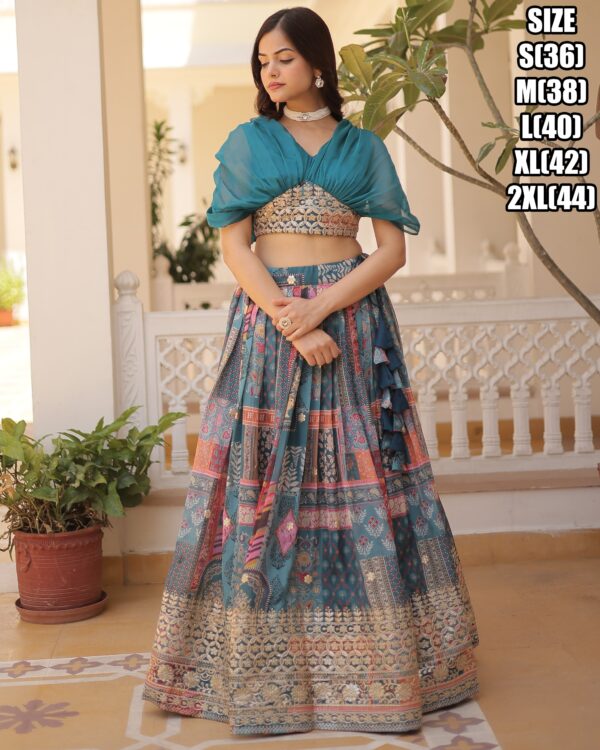 A Gorgeously Designed Flared Lehenga And Crop Top Collection For Weddings And Parties
