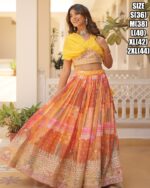A Gorgeously Designed Flared Lehenga And Crop Top Collection For Weddings And Parties