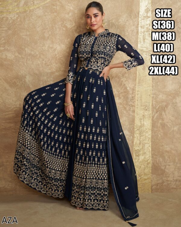 Ethnicrang Brings Collection Of Party Wear Sets Featuring Embroidered Dress With Plazo And Dupatta