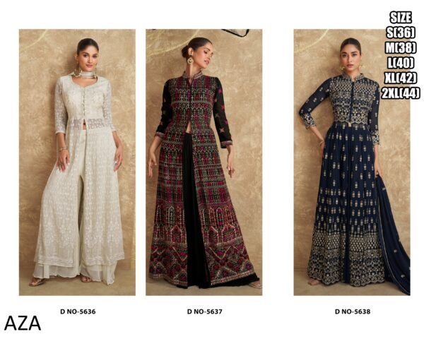 Ethnicrang Brings Collection Of Party Wear Sets Featuring Embroidered Dress With Plazo And Dupatta