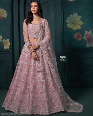Buy Latest Embroidered Designer Semi-Stitched Bridal Lehenga Choli Collection