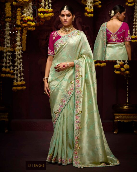 Shop The Best Collection Of Un-Stitched Kanjivaram Silk Sarees At Ethnicrang