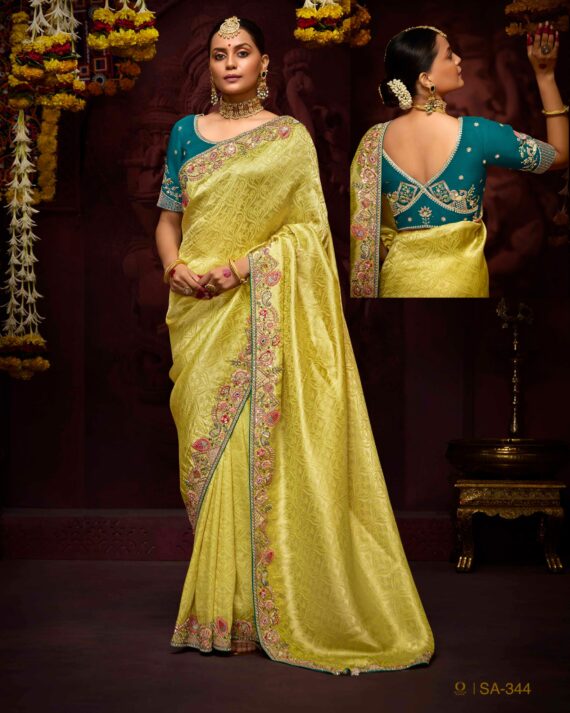 Shop The Best Collection Of Un-Stitched Kanjivaram Silk Sarees At Ethnicrang