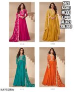 This Fashionable Two Piece Gown Which Is Perfect For Luxurious Weddings And Parties