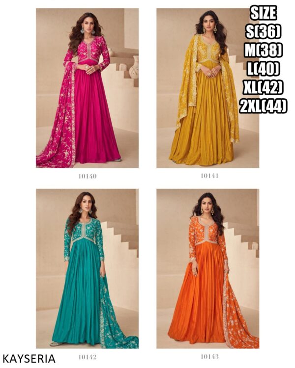 This Fashionable Two Piece Gown Which Is Perfect For Luxurious Weddings And Parties