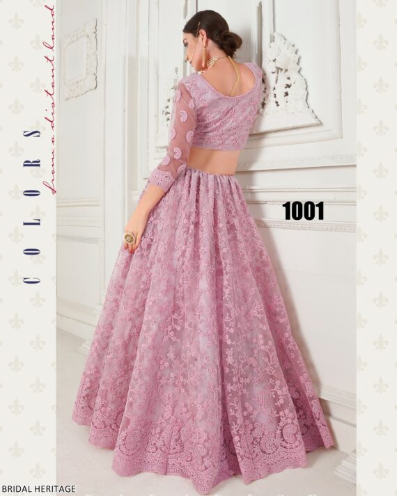 A Stunning Lehenga Choli Heavy Embellished Designed Specially For Wedding Season