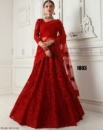 A Stunning Lehenga Choli Heavy Embellished Designed Specially For Wedding Season