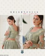 A Stunning Lehenga Choli Heavy Embellished Designed Specially For Wedding Season