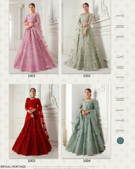 A Stunning Lehenga Choli Heavy Embellished Designed Specially For Wedding Season