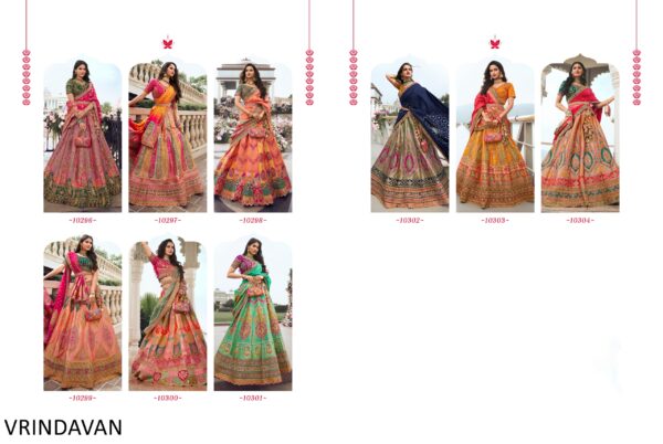 Wedding Special Beautiful Zarkan Cording Work Banarasi Silk Bridal Lehenga Choli Sets