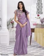 Designer Collection Of Eleven Designs Premium Shimmer Georgette And Fancy Drape Sarees