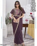 Designer Collection Of Eleven Designs Premium Shimmer Georgette And Fancy Drape Sarees