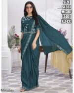 Designer Collection Of Eleven Designs Premium Shimmer Georgette And Fancy Drape Sarees