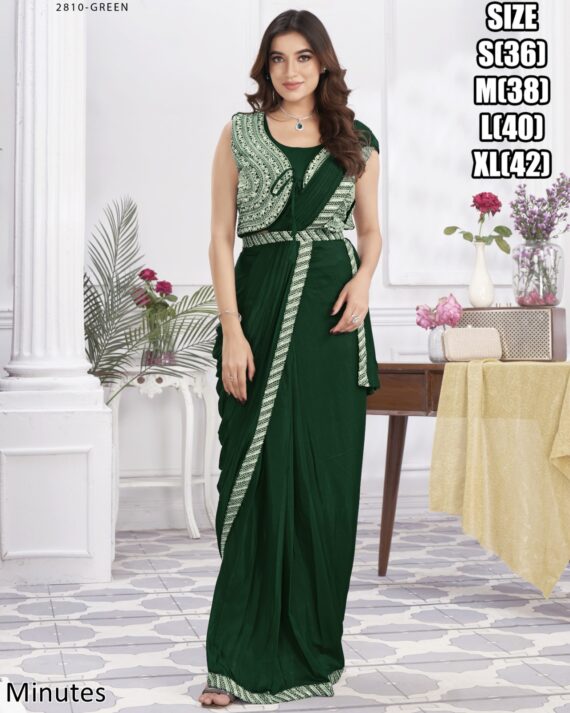 Designer Collection Of Eleven Designs Premium Shimmer Georgette And Fancy Drape Sarees