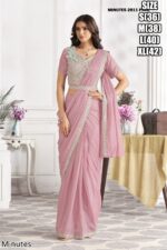 Designer Collection Of Eleven Designs Premium Shimmer Georgette And Fancy Drape Sarees