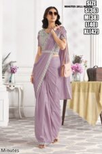 Designer Collection Of Eleven Designs Premium Shimmer Georgette And Fancy Drape Sarees