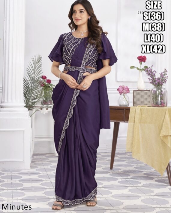 Designer Collection Of Eleven Designs Premium Shimmer Georgette And Fancy Drape Sarees