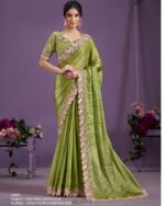 We Have Scintillating Collection Of Party Wear Designer Un-Stitch Sarees