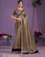 We Have Scintillating Collection Of Party Wear Designer Un-Stitch Sarees
