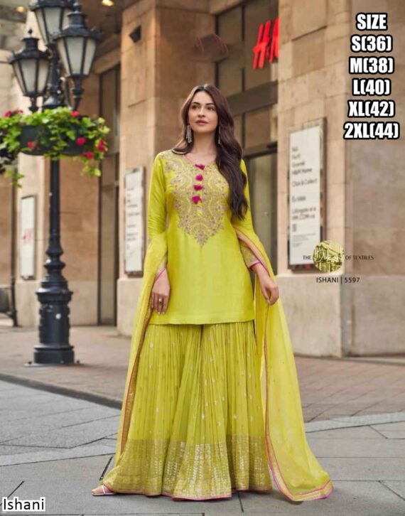 Embark On A Journey Of Fashion And Elegance With Ethnicrang's Exquisite Collection Of Designer Gharara Suits