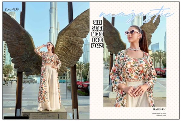 Get Ready To Elevate Your Wardrobe With A Vibrant Colors And Designs Of Crop Top, Plazo And Koti Sets