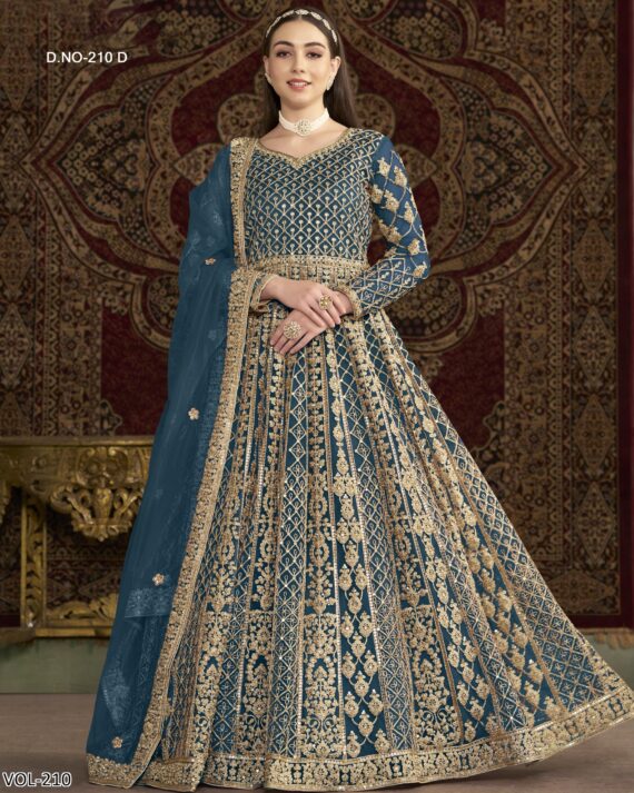 Buy Ethnicrang's Full Of Beautiful Embroidered Gown Dresses For Women Online