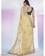 New Party Wear Sequence Embroidered Fancy Designer Saree With Un-Stitched Blouse